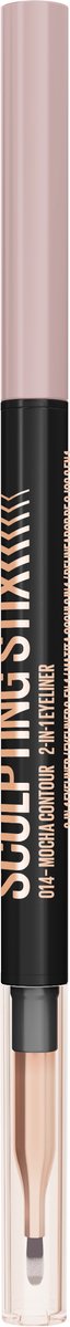 Maybelline Sculpting Stix Eyeliner – Met precisiepunt en schuine kwast – Voor een zacht gesculpte look - 0.7G