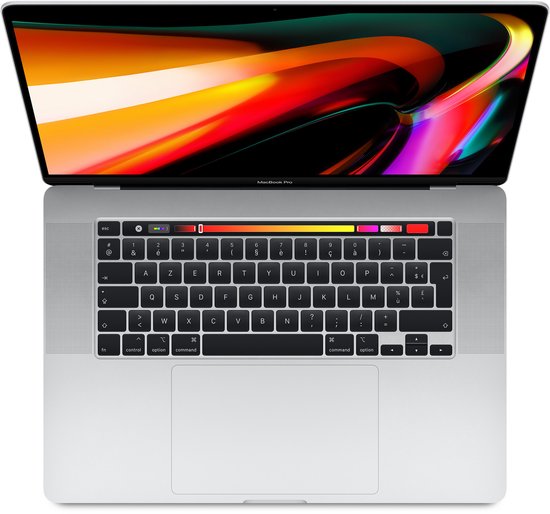 MacBook Pro Touch Bar 16" 2019 i9 2,4 Ghz 32 GB 512 GB SSD Zilver - Apple - Hoofdafbeelding