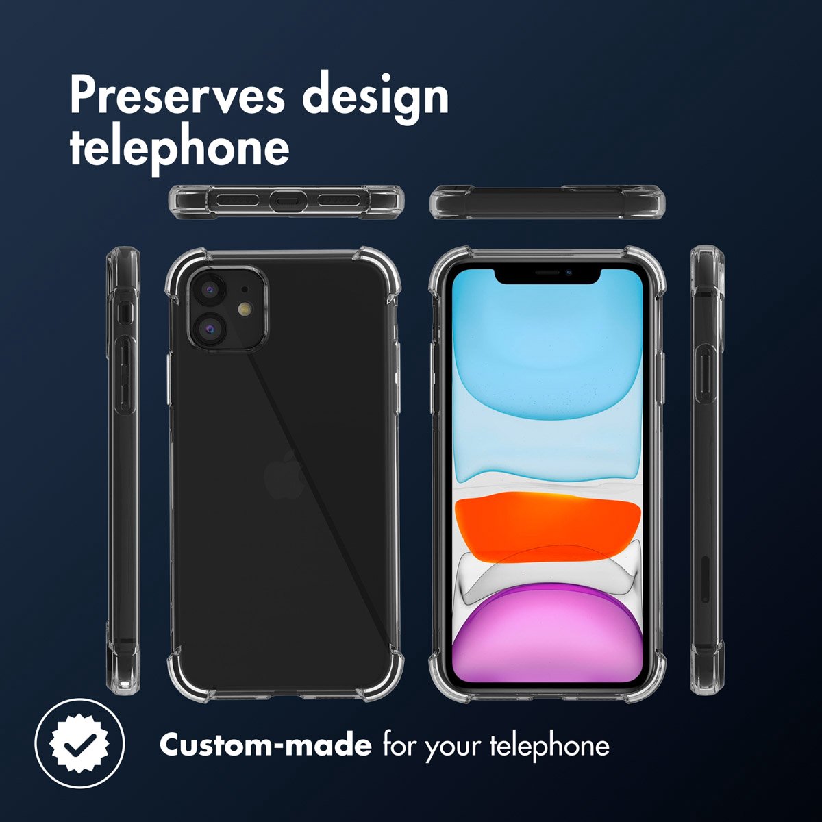 imoshion Hoesje - Geschikt voor Apple iPhone 11 - Shockproof Case - Transparant — cadeau in Cadeau-ideeën - foto 3