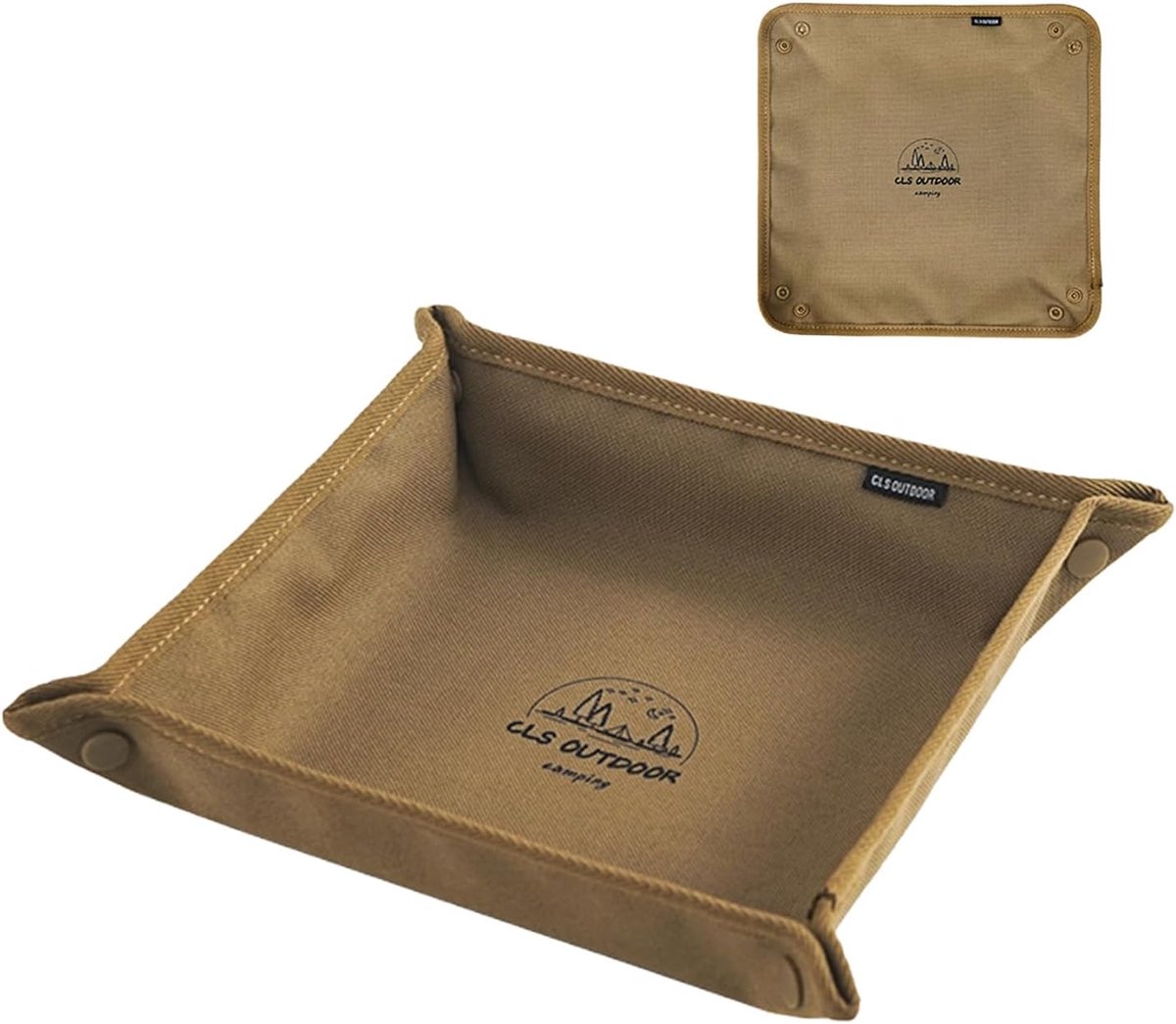Killogood Opbergoplossing - Opvouwbare Canvas Opbergbak - Multifunctioneel voor Thuis & Reizen - 30x30 cm Draagbare Opbergdoos - 1 stuk Universele Bak (voor Keuken, Kaptafel, Picknick, Kamperen)