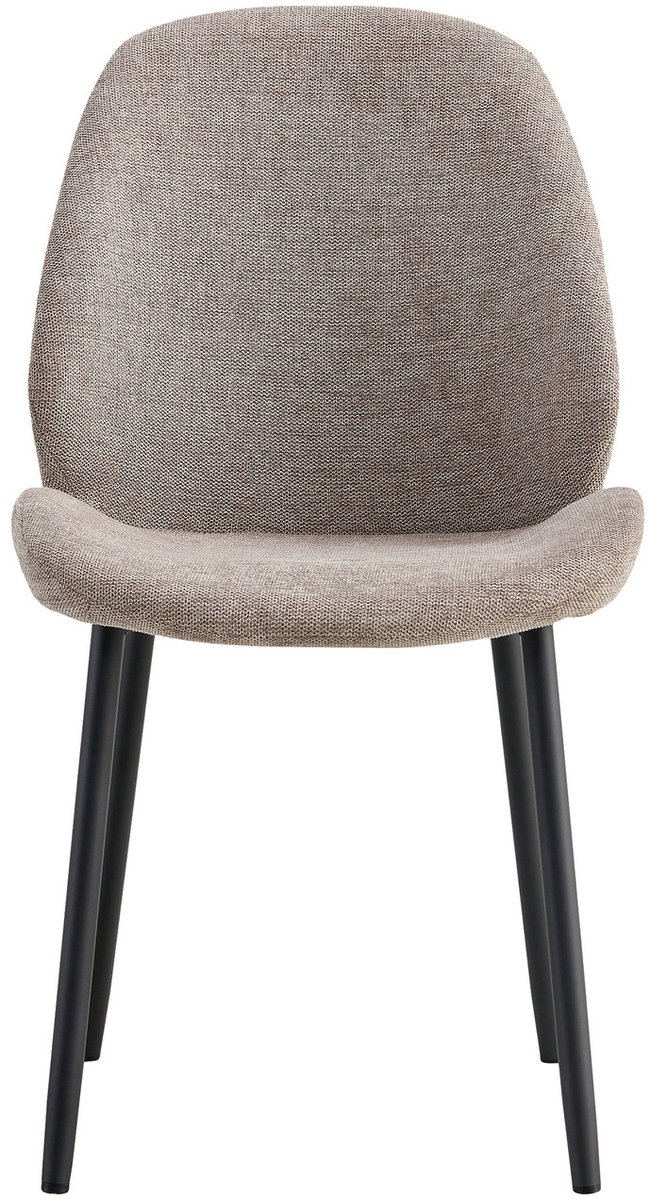 Eetkamerstoel Stof Stone - Zithoogte 47cm - Monte Carlo - House Nordic - Set van 2