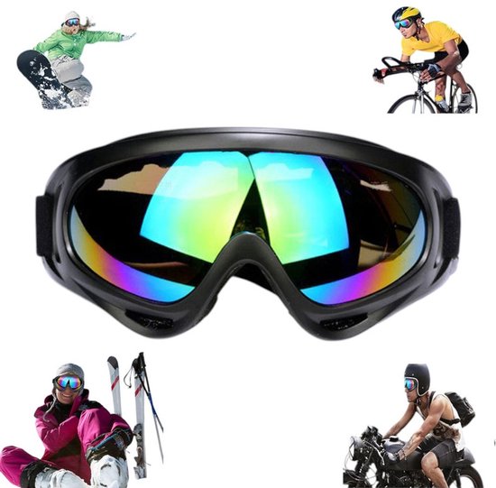 1 stuk - Skibril - Skibrillen - Fotochromatische Lens - Snowboardbril - UV Beschermend - Crossbril - Geschikt voor skiën en snowboarden - Dames Heren - Verstelbaar