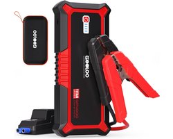 GOOLOO GP4000 - Professionele Jumpstarter - 4000A - Voor Grote Benzine & Dieselvoertuigen - Powerbank met USB-C PD - Smart Veiligheidstechnologie - Robuust Ontwerp - Rood