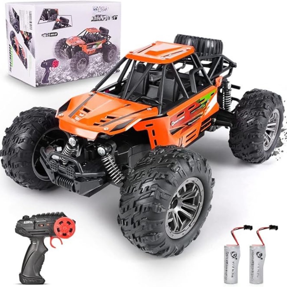 MMP® Elektrische Auto voor Kinderen Accu - Elektrische Auto - Elektrische Kinderauto - Oranje - 25cm x 18cm x 15cm