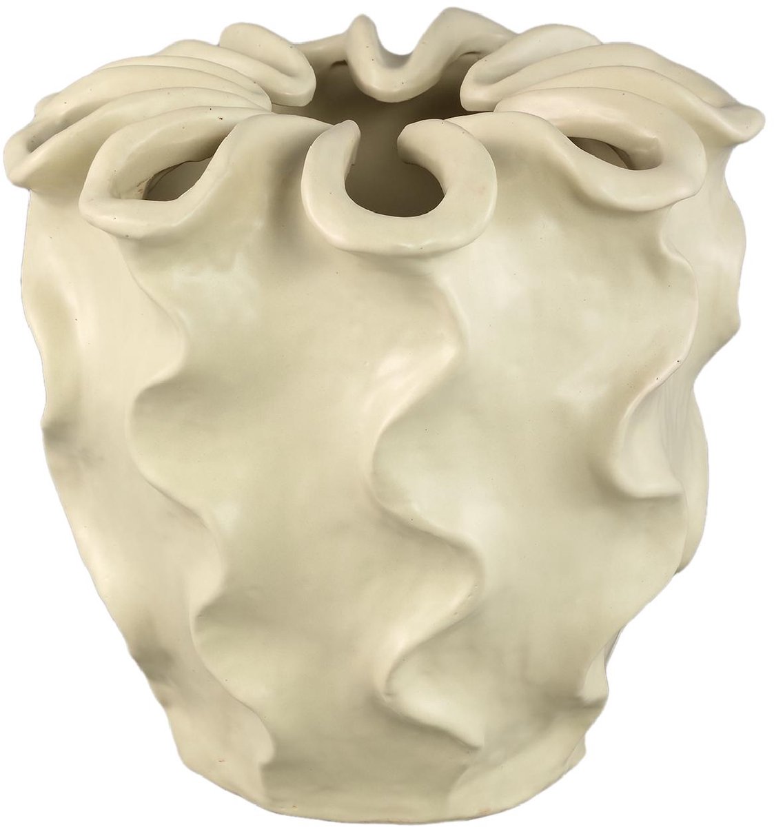 PTMD Vaas Rudie - Beige - 36x36x33cm