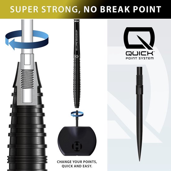 NX90 Black Edition 90% Tungsten 21Gr Quick Point van Merkloos — afbeelding 5