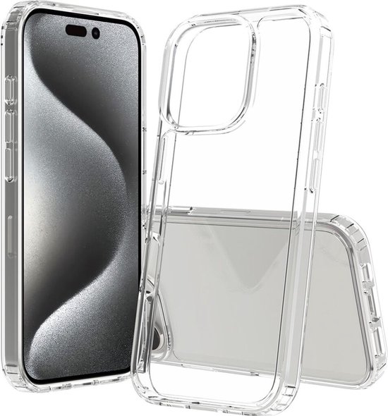 Coverzs clear hard case compatible avec iPhone 16 Pro Max (transparent) - résistant aux chocs, protection premium, durable