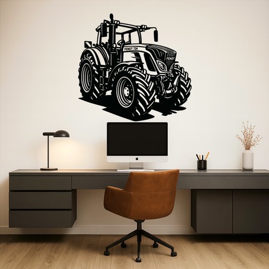 BR2Laser Fendt 724 Vario – Wanddecoratie – Lasergesneden Hout – Tractor kunst– 75 cm Breed
