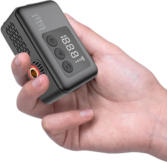 Nanopump Urban State - Mini pompe électrique pour vélo - Mini compresseur d'air - Vélo, trottinette, ballon - USB-C