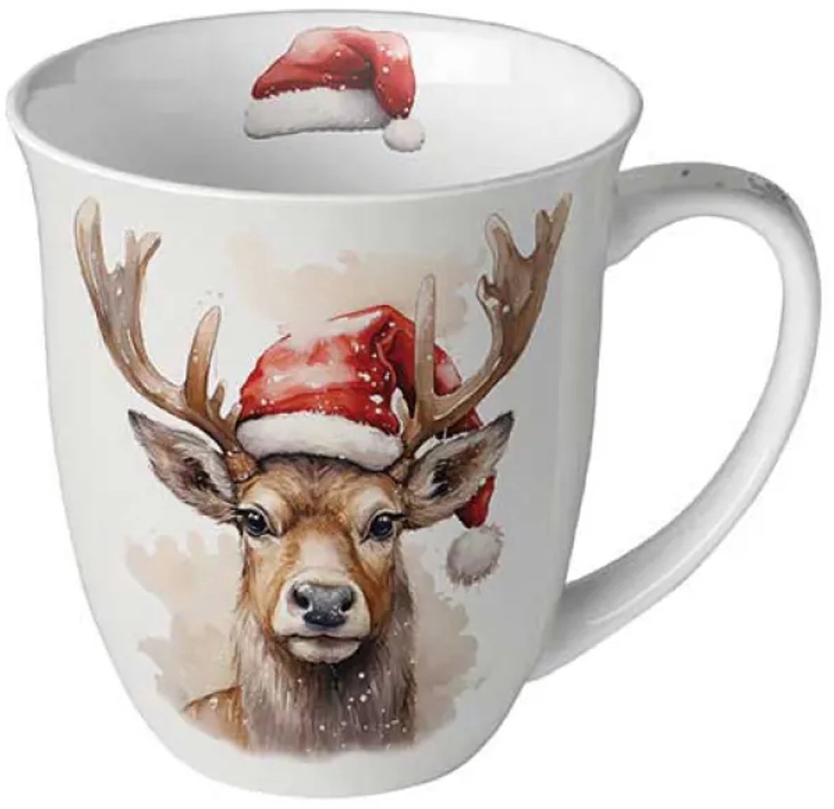 Mok - Deer with santa hat - ambiente - 400ml