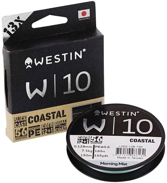 Westin W10 13 Braid Coastal Morning Mist 150m 0,148mm 8.7kg van Merkloos — afbeelding 2
