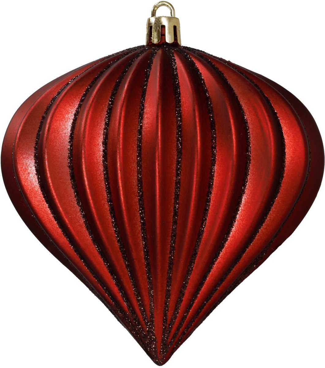 Springos Kerstballen | 12 Stuks | 6 cm | Rood