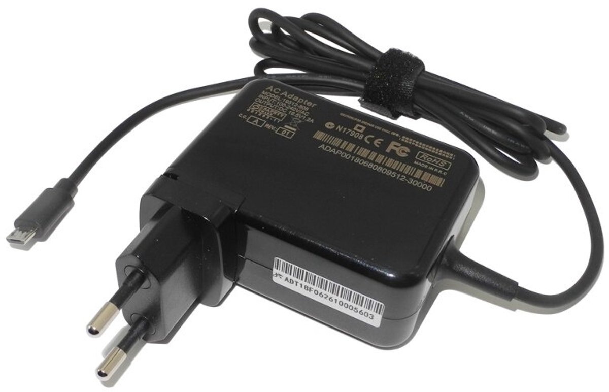 Oplader geschikt voor Dell Venue 11 Pro – 24W – 19,5V 1,2A – micro-USB