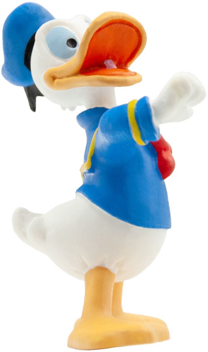Bullyland 15345 – Speelfiguur en verzamelfiguur Donald Duck uit Disney – ca. 4,8 × 3,7 × 6,4 cm – levensecht en detailrijk vormgegeven – ideaal als taartfiguur en klein cadeautje voor kinderen vanaf 3 jaar. — afbeelding 3