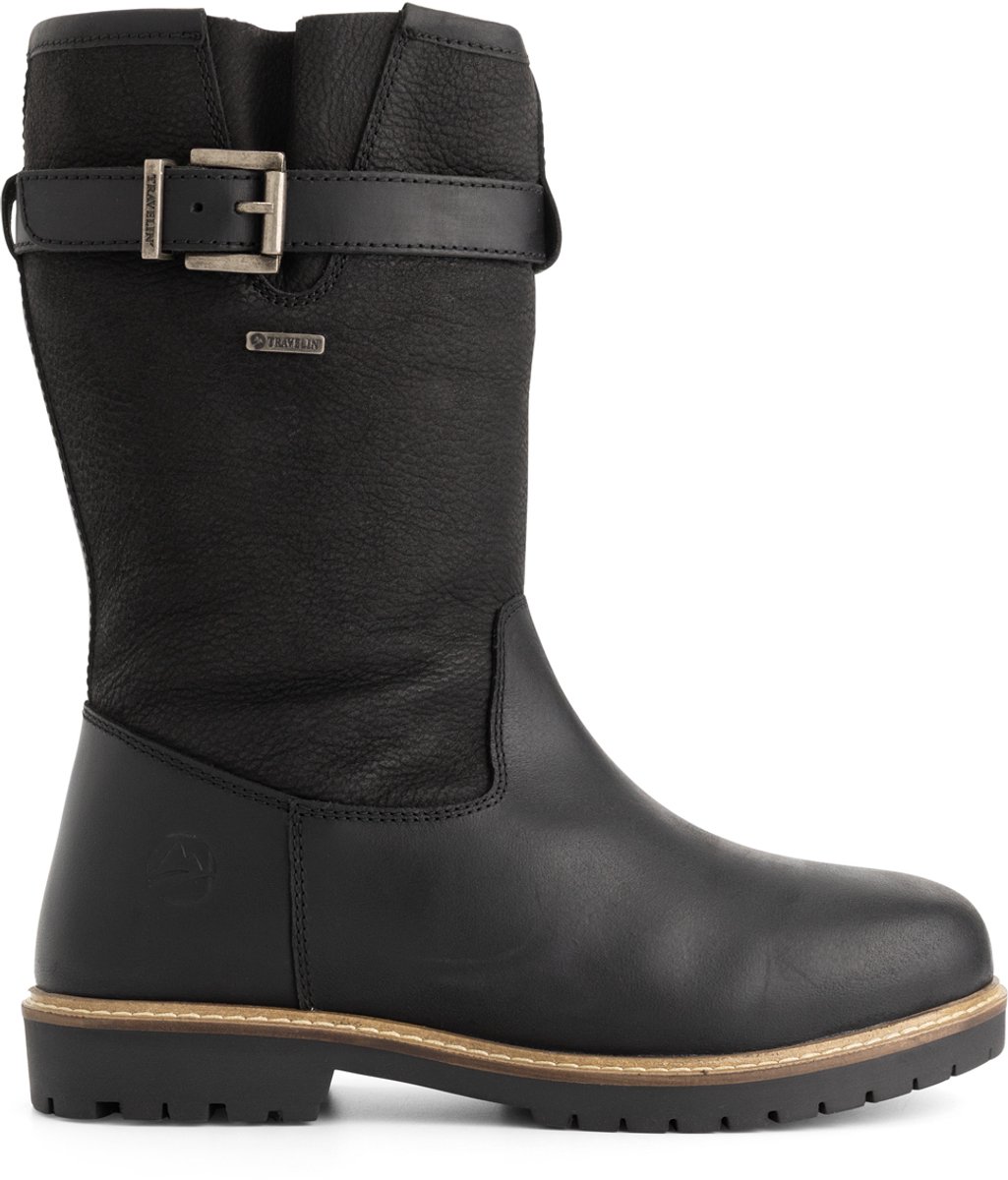 Travelin’ Finnberg Dames Outdoorlaarzen Waterdicht Zwart