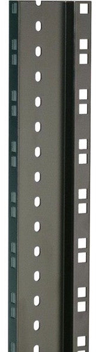 Adam Hall 61552BLK heavy duty double rack strip 45U zwart
