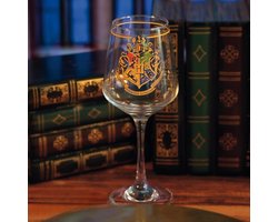Harry Potter Hogwarts Crest Unisex Wijnglas - doorzichtig - Standard