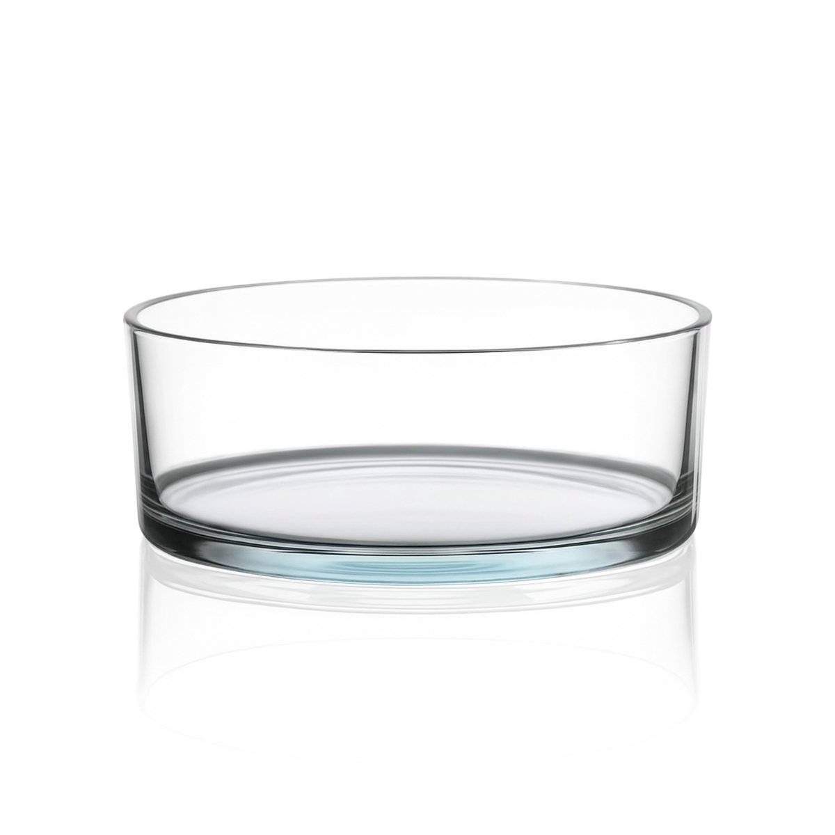 Glazen Schaal voor Kaarsenzand Ø20 cm – Ronde Decoratieve Schaal Clara – Transparant