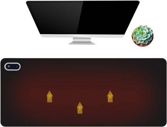 USB-verwarmde muismat met LCD-scherm