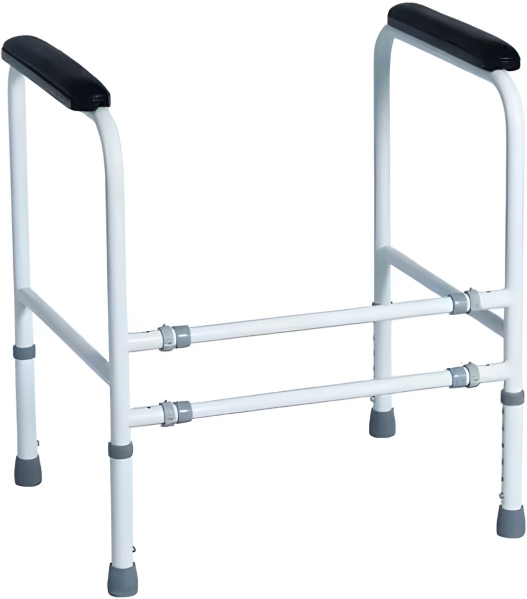 Multimotion verstelbaar toiletframe - Breedte en Hoogte verstelbaar - Antislip doppen