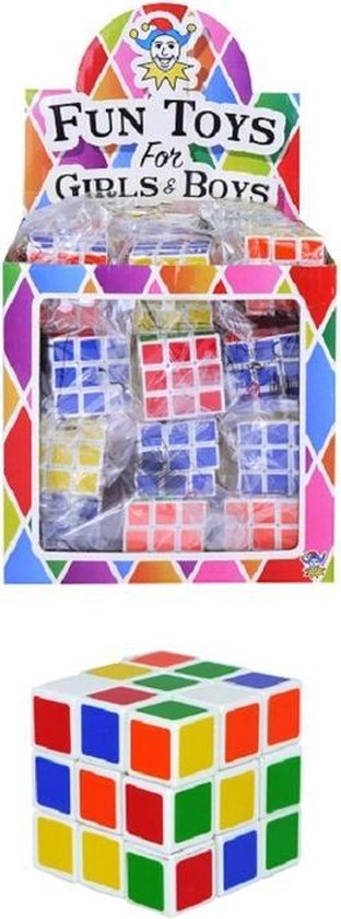12 stuks mini puzzel kubus - uitdeelcadeautjes | bol.com