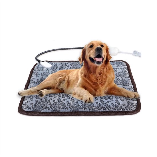 Tapis de chauffage hivernal - Imperméable et durable - Tapis pour animaux - Tapis chauffant pour chats - Tapis chauffant pour chiens - Résistant aux morsures - Brawdress