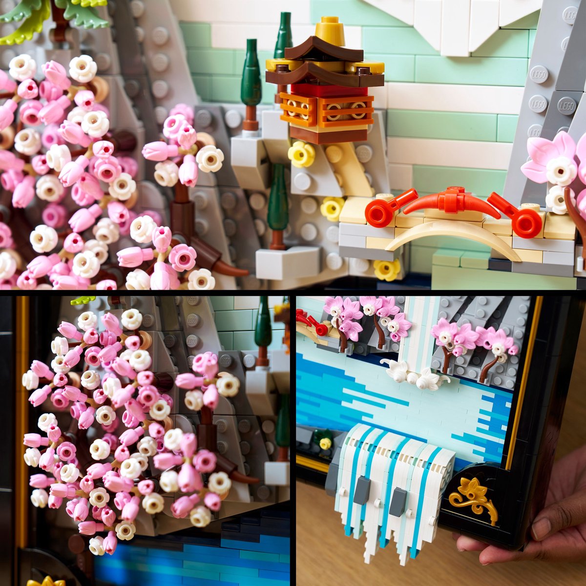 LEGO® Art Landschap met Japanse Kersenbloesems Wanddecoratie - 31218 — afbeelding 24