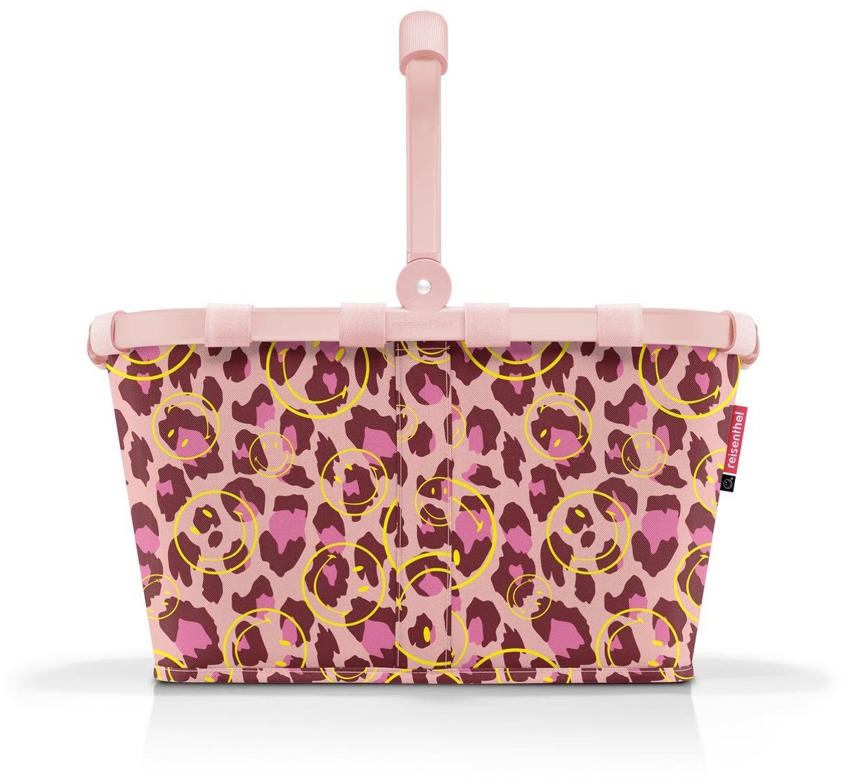 Reisenthel Carrybag Boodschappenmand - 22L - Smiley® Leo Blush Roze