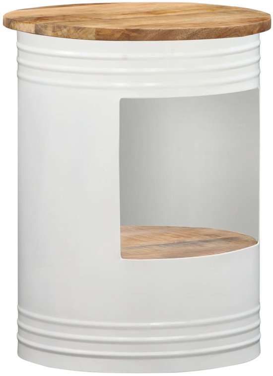 vidaXL - Salontafel - 43x55 - cm - massief - mangohout