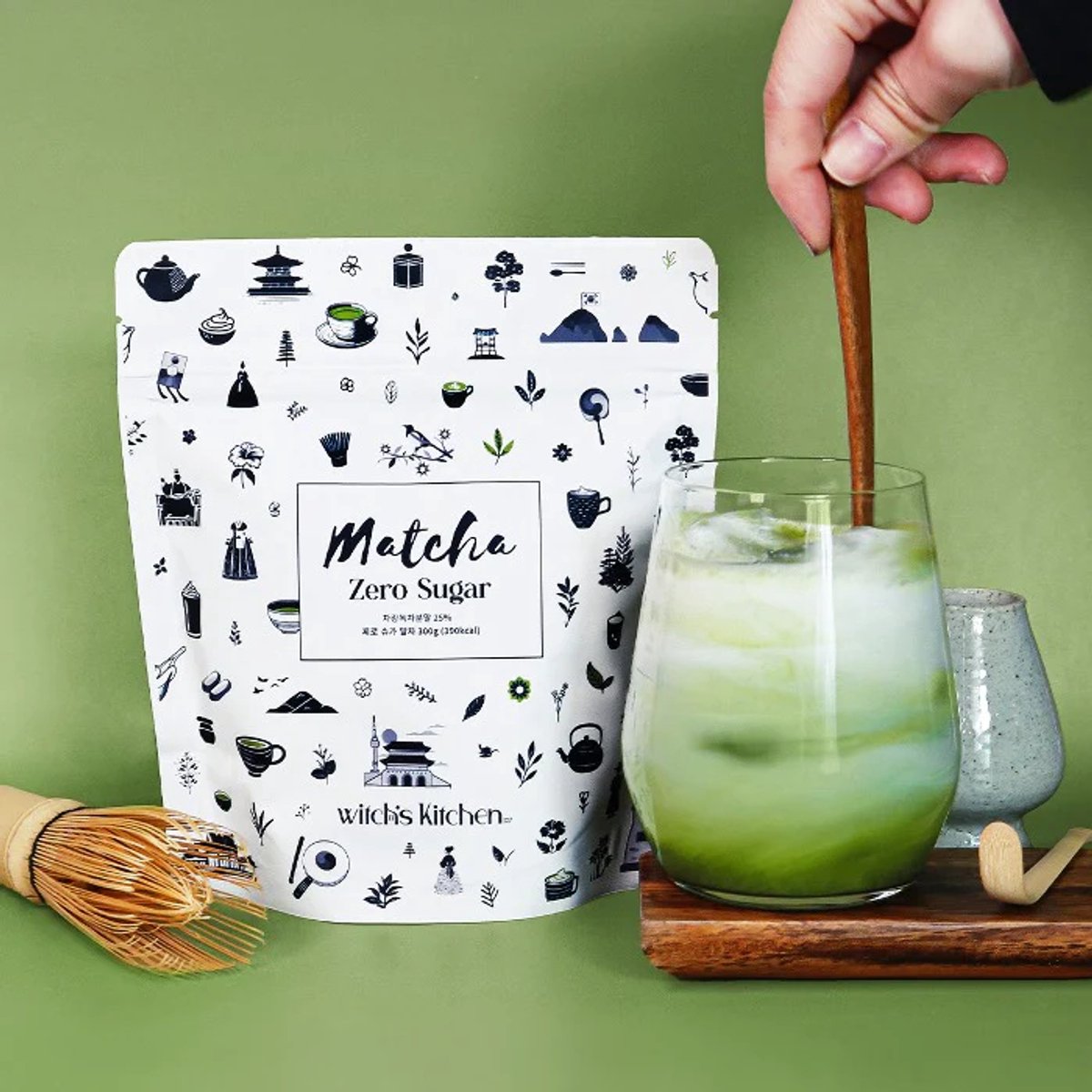 Witch's Kitchen Zero Sugar Matcha [Korean Product]