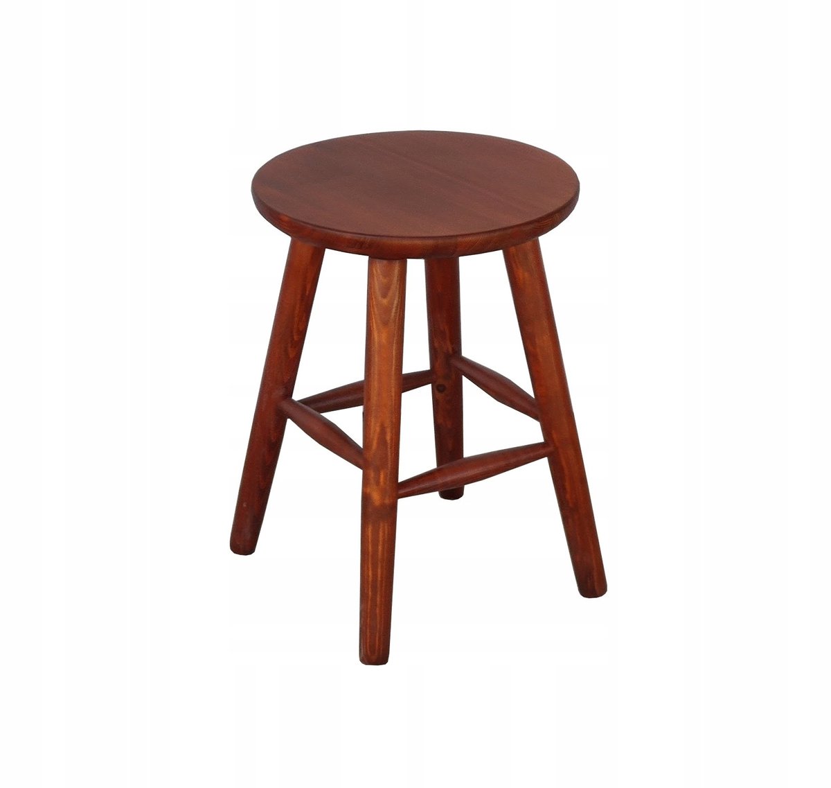 Stevige Houten Keukentabouret Rond - Calvados