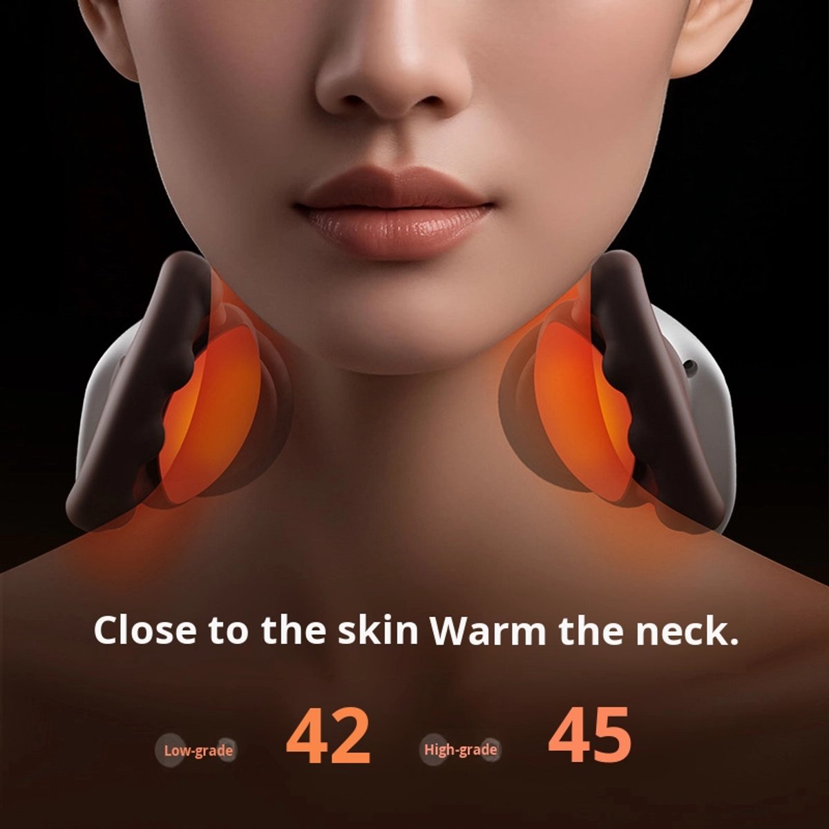 Jumalu Nekmassage Apparaat met Warmtefunctie Draadloos en - afbeelding 3