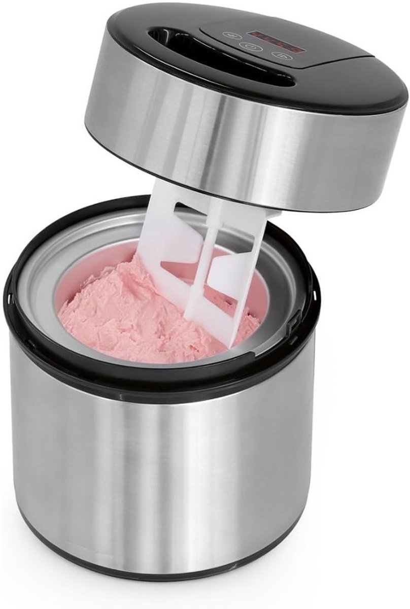 IJsmachine - IJsmaker - Softijs Machine Voor Thuis - 1,8 L - Zilver