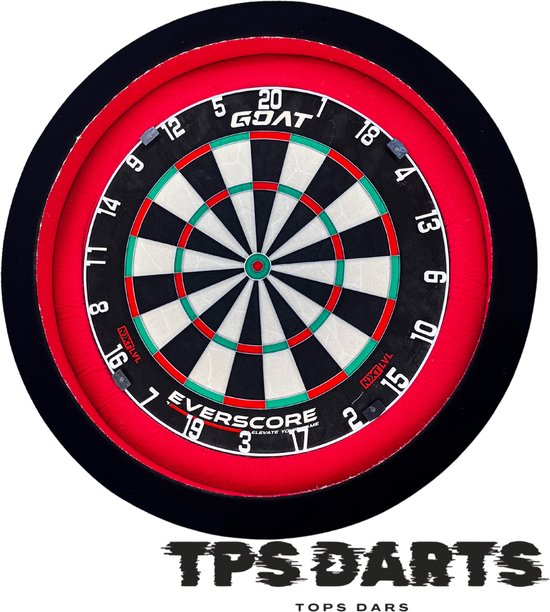 Tps Dartbord verlichting - Premium Duo Coler Rood Zwart - dartbord surroundring -dartbord verlichting - dartbord -Led Dartbord verlichting - Led surround dartbord verlichting- dartbord van Tps — afbeelding 3