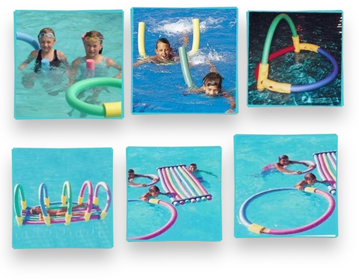 Comfortable Noodle - Accessoires Opzetstuk 2 Gaten Foam Blauw — afbeelding 3