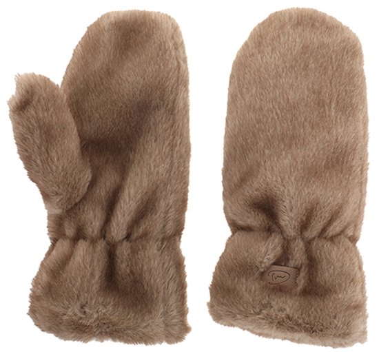 Moufles Taupe Ohau OLG16830 - Moufles douces - Moufles pour femmes - Noël - Automne - Hiver - Tendance