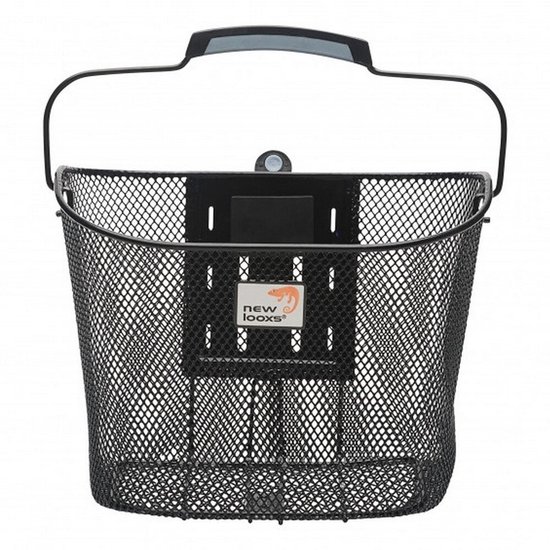 New Looxs Toscane SmartLock Afneembare Fietsmand Stuur - 19 liter - Staal - Zwart van New Looxs — afbeelding 3