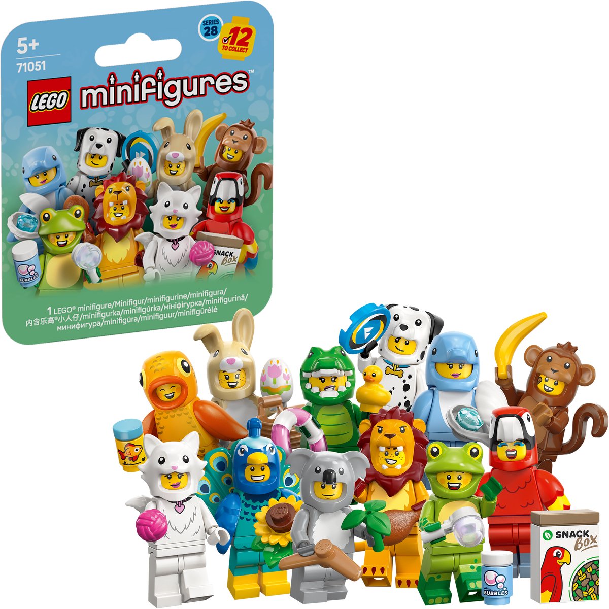 LEGO Minifiguren Serie 28: Dierenkostuums 1 van 12 Figuren - 71051 – foto 2