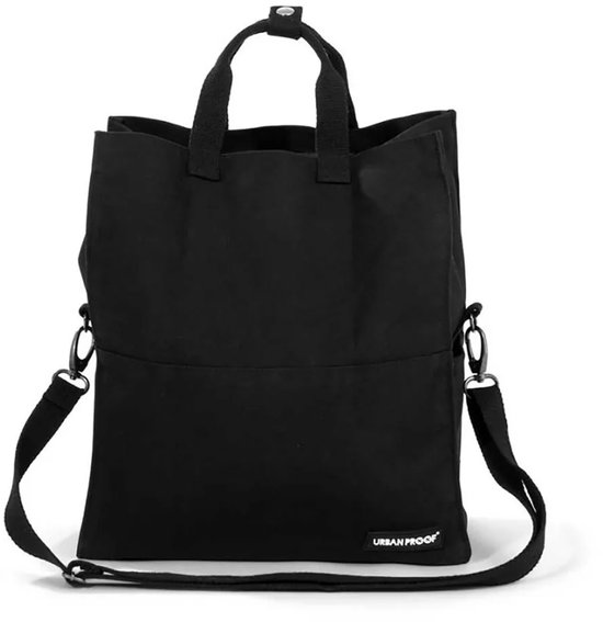 Gerecyclede fietstas Urban Proof City Tote Bag 22L 36 x 32 x 19cm - Zwart van Urban Proof — afbeelding 4