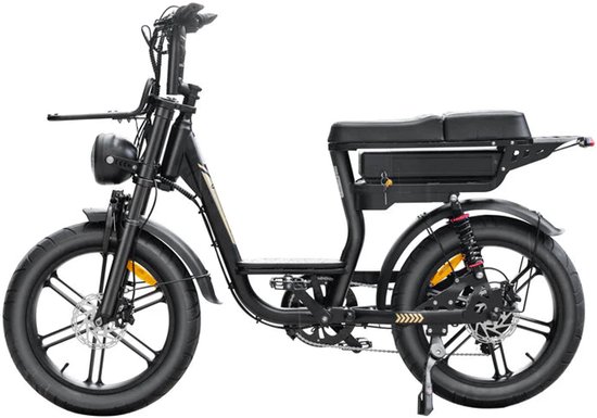 QmWheel V20 Comfort Fatbike - dubbele vering - 250W motor - 48V 15Ah accu — afbeelding 2