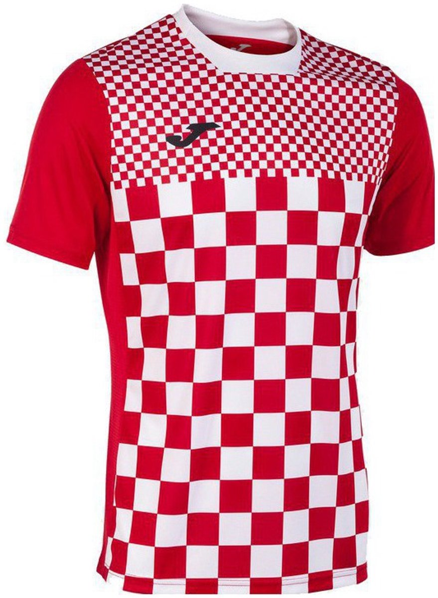 Joma Flag Iii T-shirt Met Korte Mouwen Rood,Wit XL Man