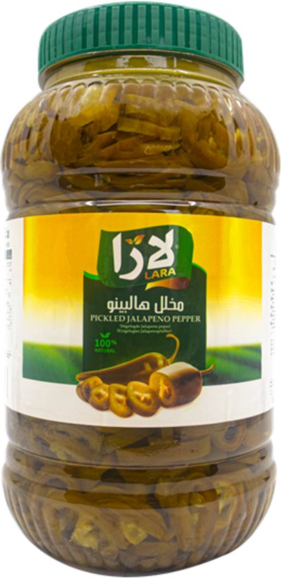 Gepekelde Jalapeno Pepers 1,5kg (Hersluitbaar)