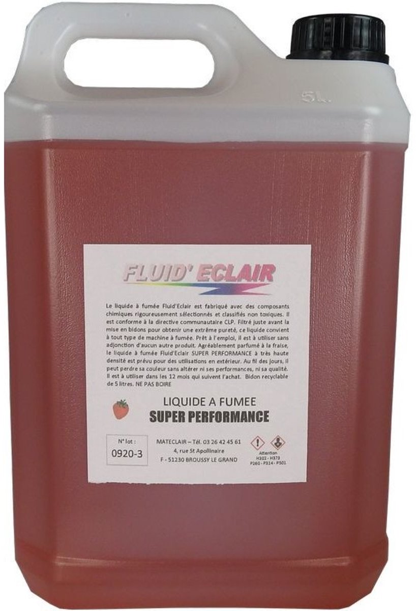 MATECLAIR Super Performance Rookvloeistof 5L Aardbei