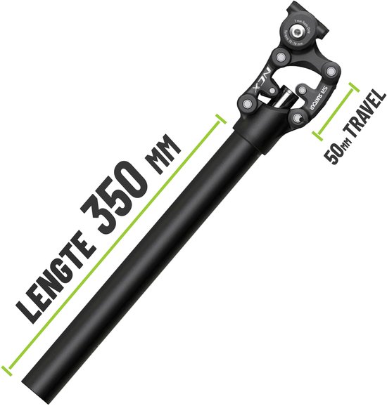 Tige De Selle Suspendue SR Suntour SP-12 NCX – Double Ressort, 48 Mm Débattement, 100-120 Kg, Diamètre 30,9/31,6 Mm