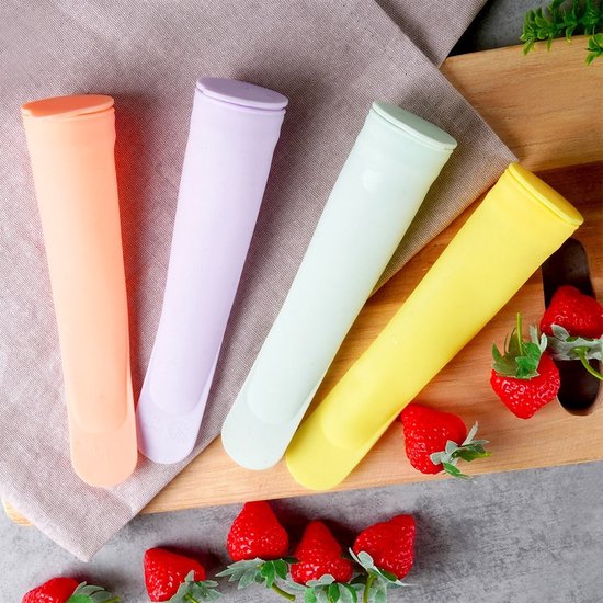 HiT Serie - Siliconen IJsjesvorm - 100ml - 4 Stuks - Pastelkleuren — afbeelding 4