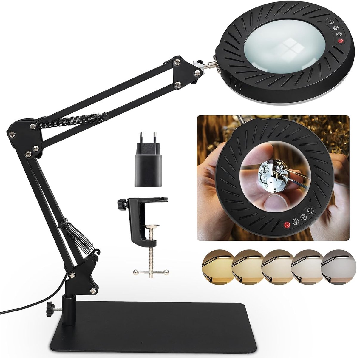 Loeplamp Met Standaard - Lamp Met Led Verlichting - Sfeervol