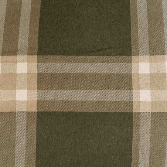 Kayori Magome Dekbedovertrek Flanel - 200x200-220 + 2 slopen - Tweepersoons - Heerlijk warm - Olijfgroen van Kayori — afbeelding 2