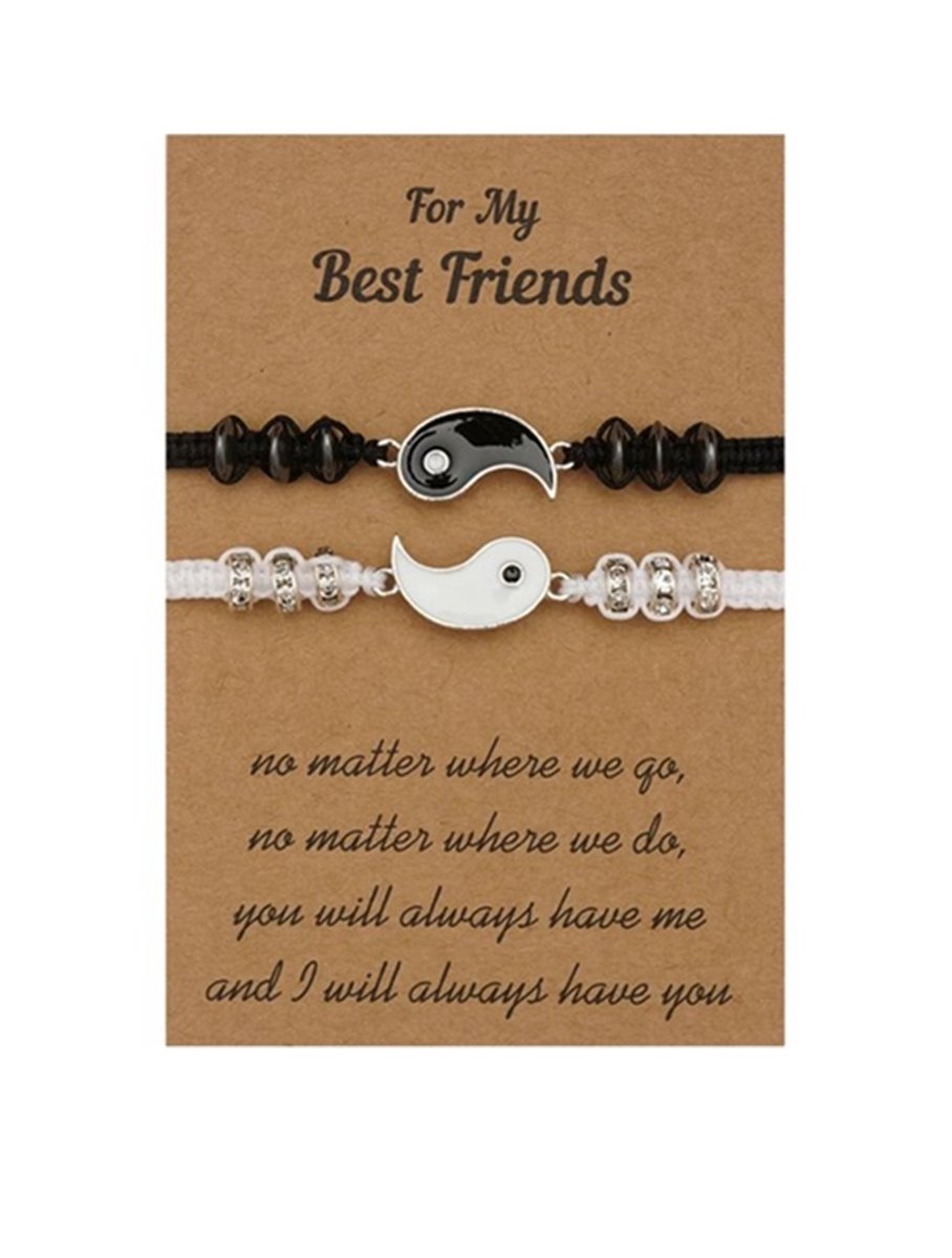 Vriendschapsarmband Set Ying Yang - Emmyrovi - Armband - Sieraden