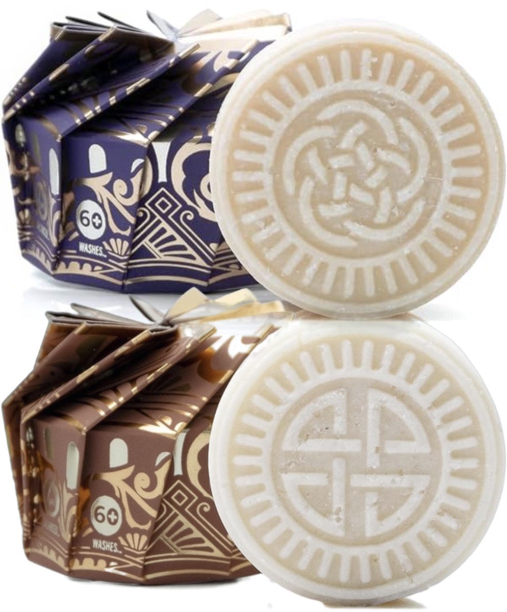 Viori Soap Mannen Aged Sandalwood & Charred Patchouli Shampoo Bar (2x 90 gram)