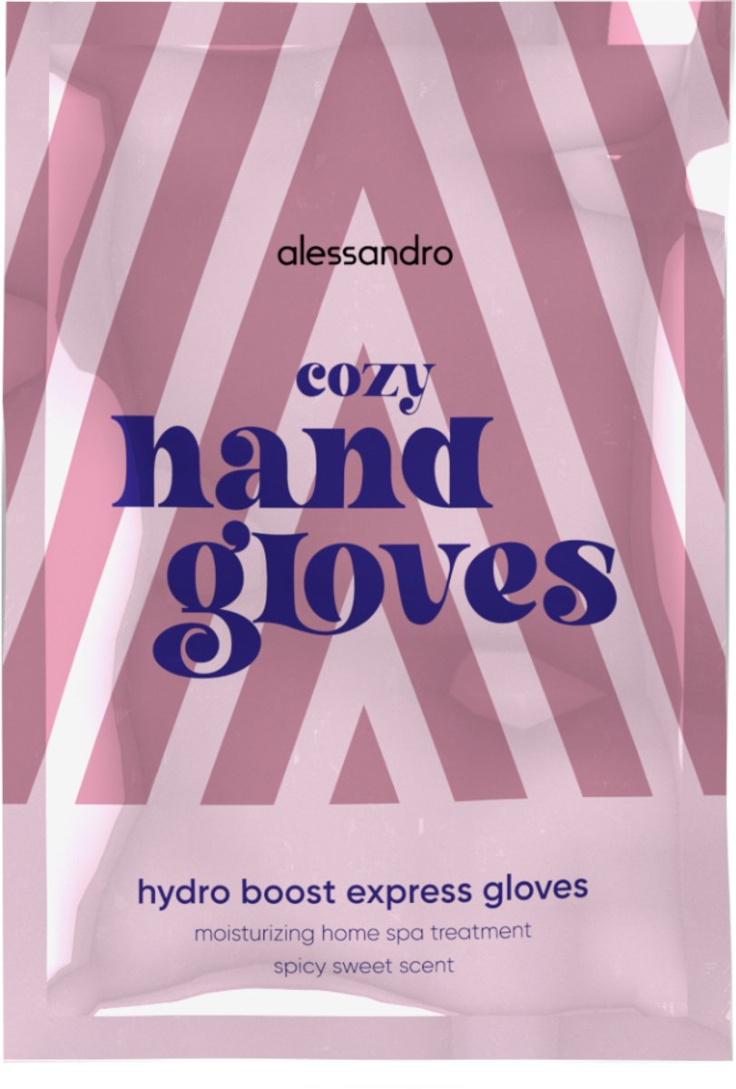 Alessandro Cozy Hand Gloves – Luxe Handmasker Voor Zijdezachte Handen – 1 Paar Hydraterende Handschoenen Met Verzorgende Ingrediënten – Perfect Voor Droge & Gesprongen Huid – Ontspannend Me-time Moment – Cadeautip Voor Beautyliefhebbers